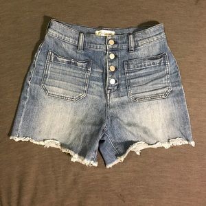 Madewell denim shorts 26