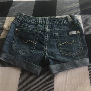 NEW 7 FOR ALL MANKIND INFANT GIRL SHORTS