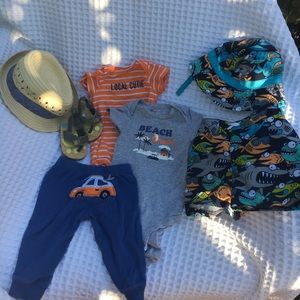 Baby boy 6 mo Summer Bundle