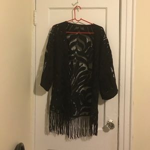 Lace shrug from Zara