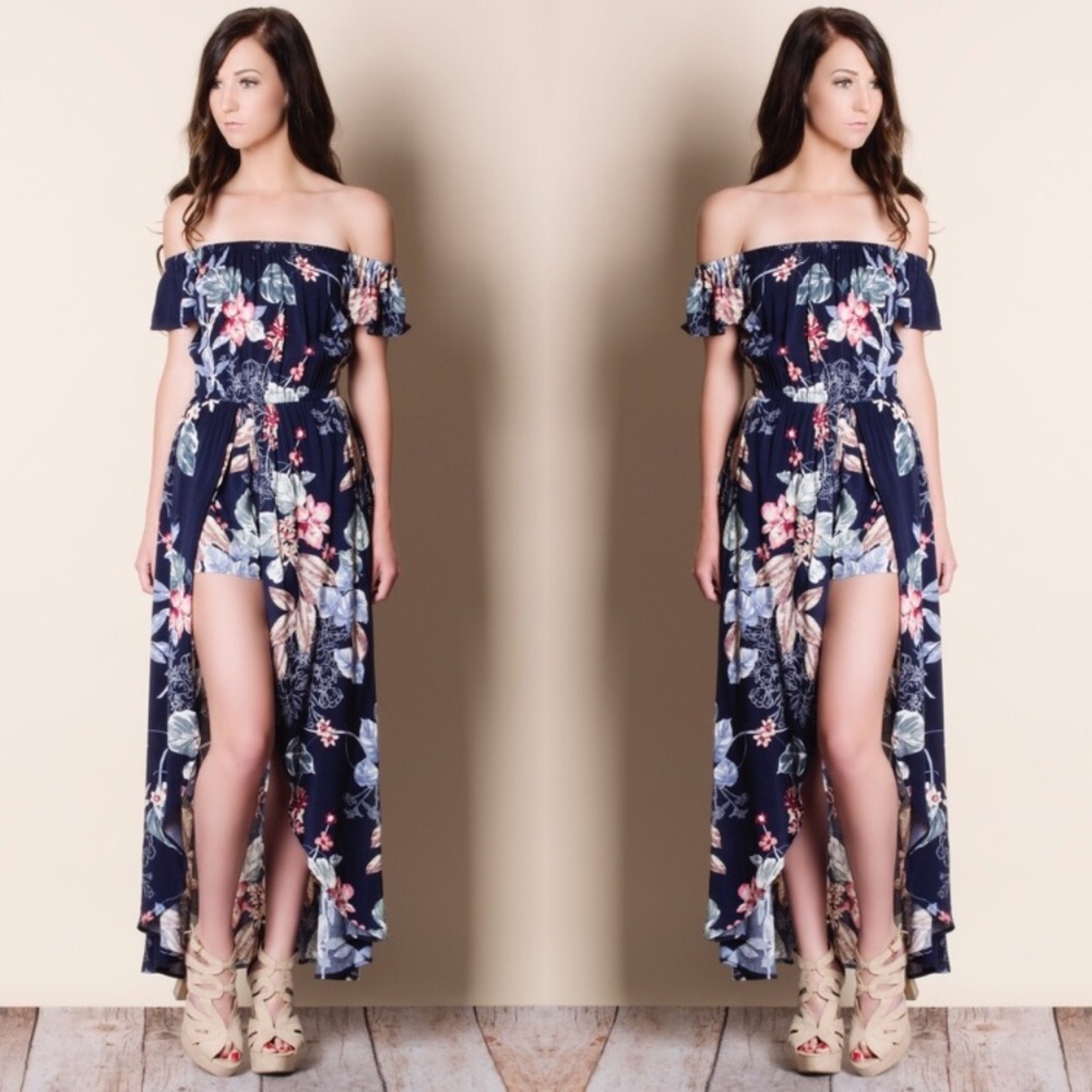 ❗️LAST ONE❗️Floral print maxi romper - Picture 2 of 5