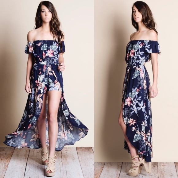 ❗️LAST ONE❗️Floral print maxi romper - Picture 3 of 5