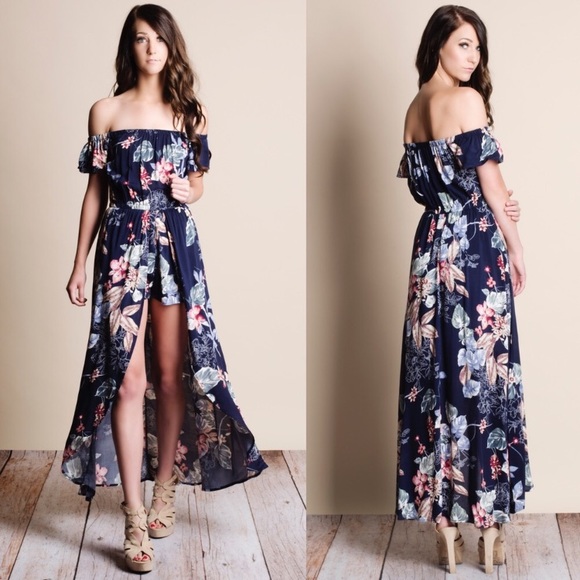 ❗️LAST ONE❗️Floral print maxi romper - Picture 4 of 5