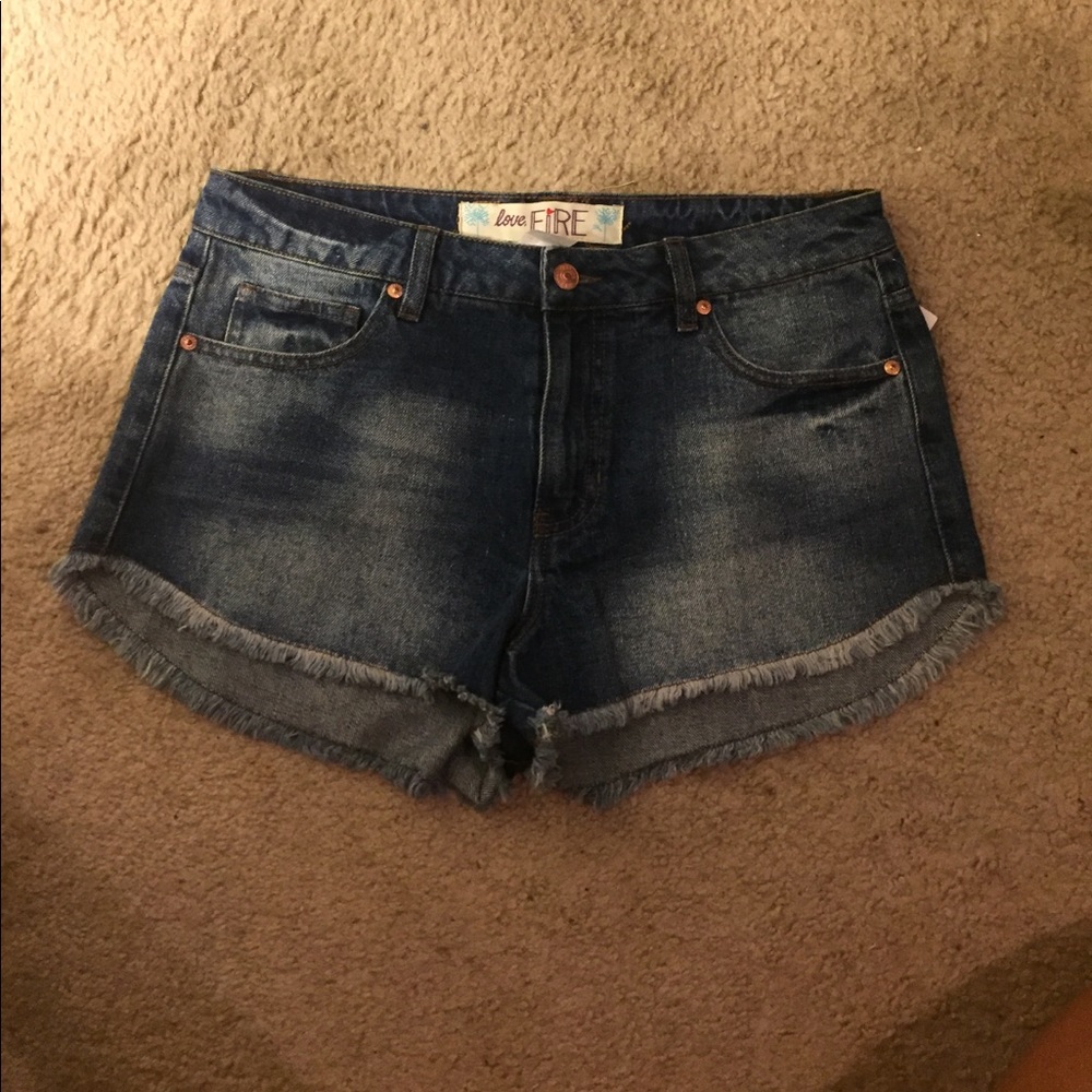 Jean shorts never been worn