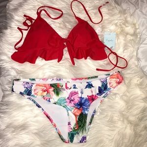 Cute Flamingo Bikini