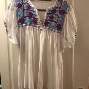Mexican embroidered top