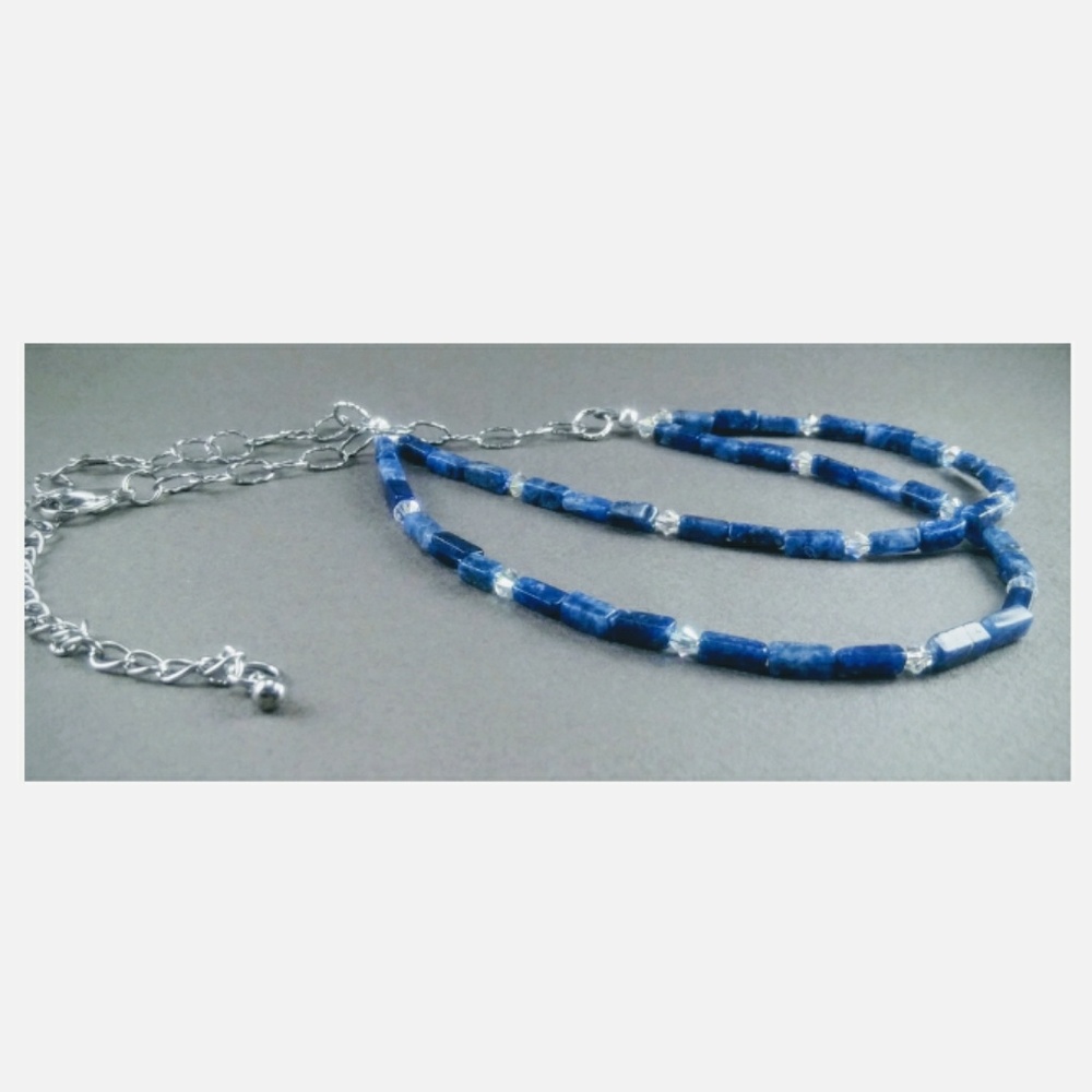 Elegant Solidate/ Swarovski Stainless Steel Choker