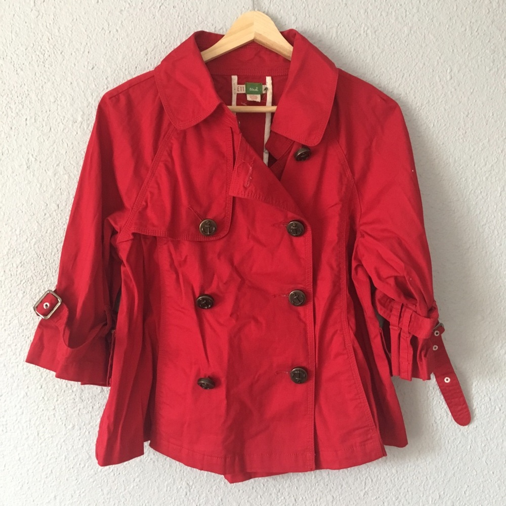 NWOT Anthropologie EttTaia Nautical cropped jacket