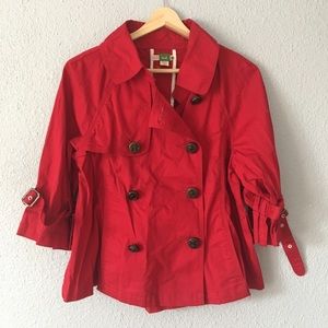 NWOT Anthropologie EttTaia Nautical cropped jacket