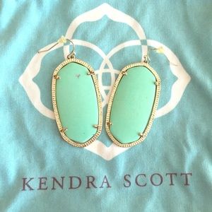 Large Tourqouise Kendra Scott Earrings