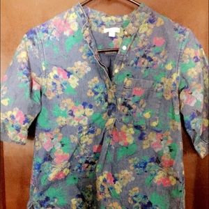 Floral Demin Shirt