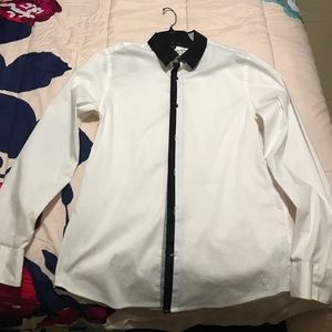 Men's Large Guess 2 Tone Dress Shirt.