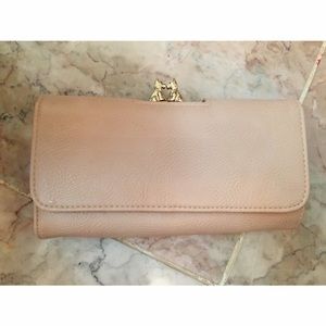 Blush Pink Kissing Yorkie Wallet