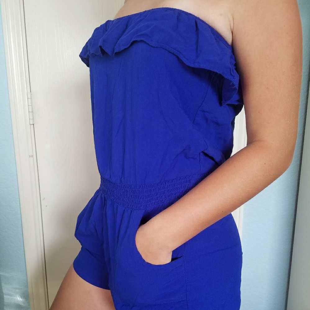 Blue romper