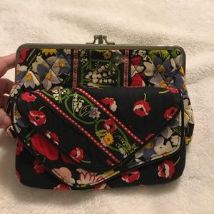Vera Bradley wallet with matching cosmetic bag.