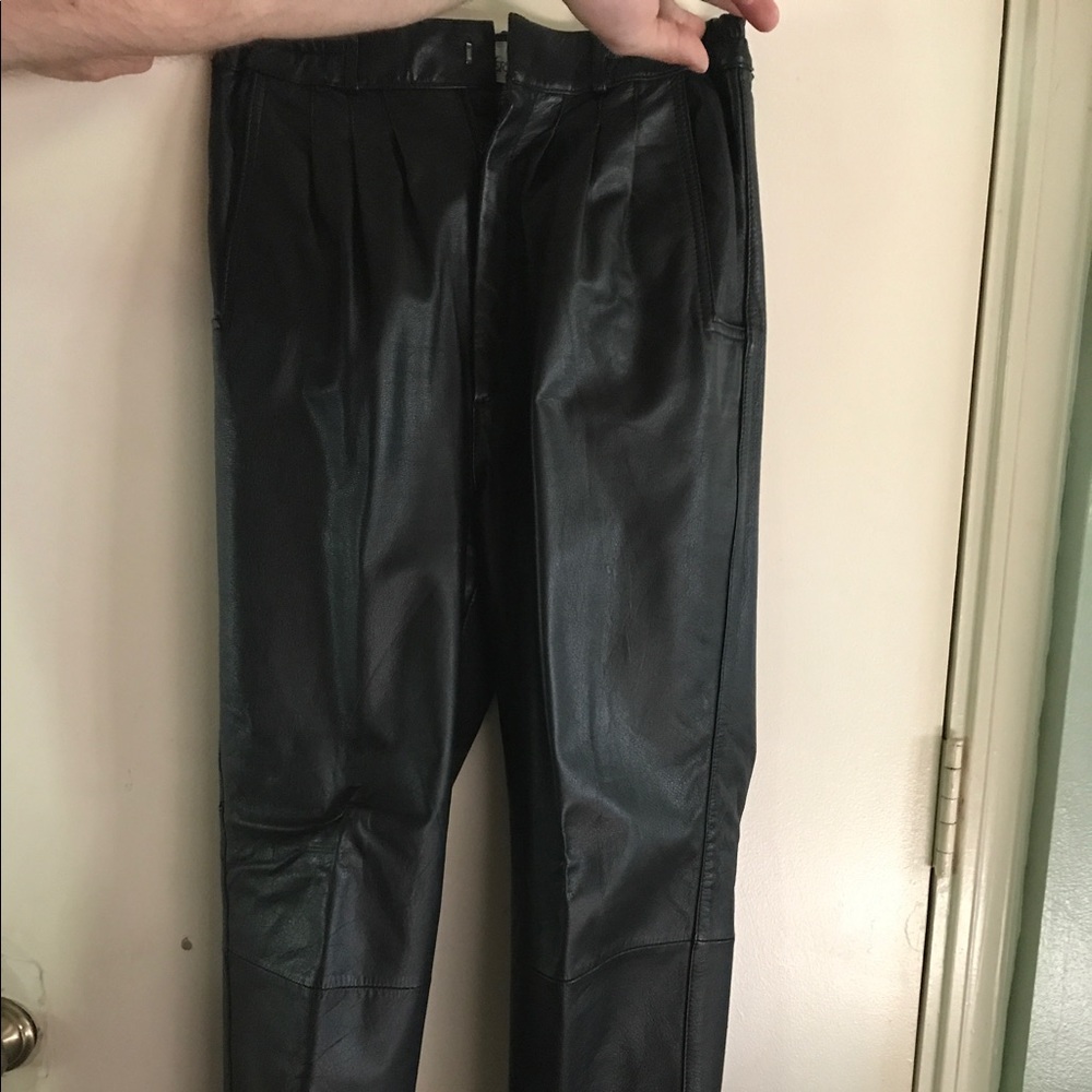 Leather pants