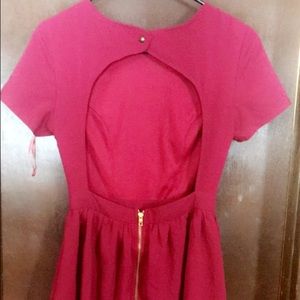 Red Skater Dress