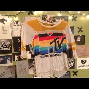 Mtv Baseball Shirt