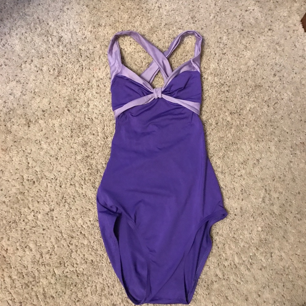 Purple ballet leotard