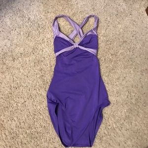 Purple ballet leotard