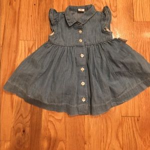 NWT Baby Gap chambray dress size 3-6 months.