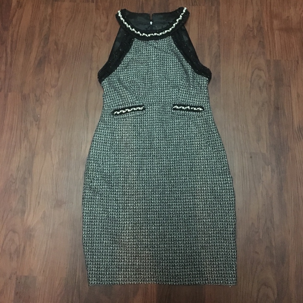 Calvin Klein-Size 6 Cocktail Dress-Pearl detail