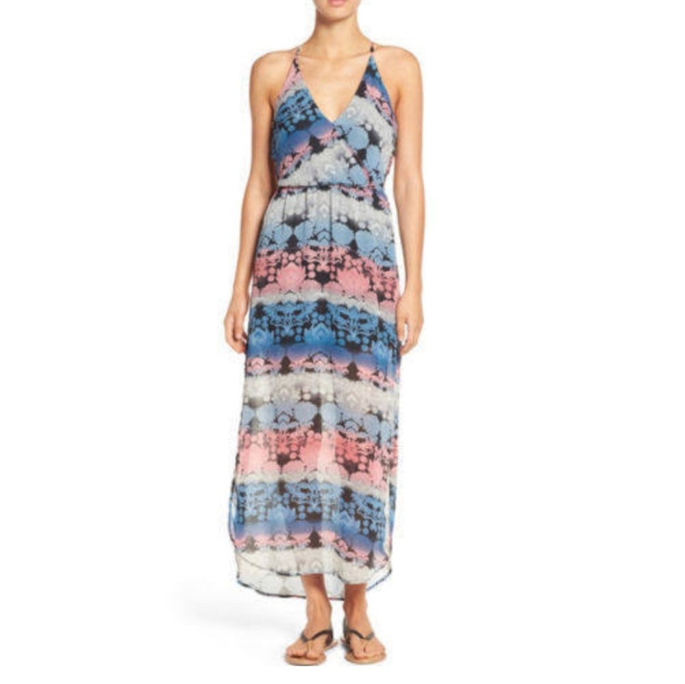 Lush Surplice Maxi dress