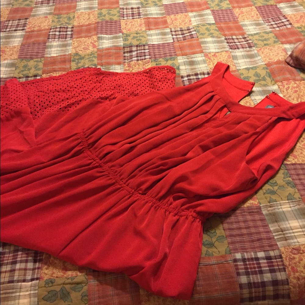 Never worn red dress