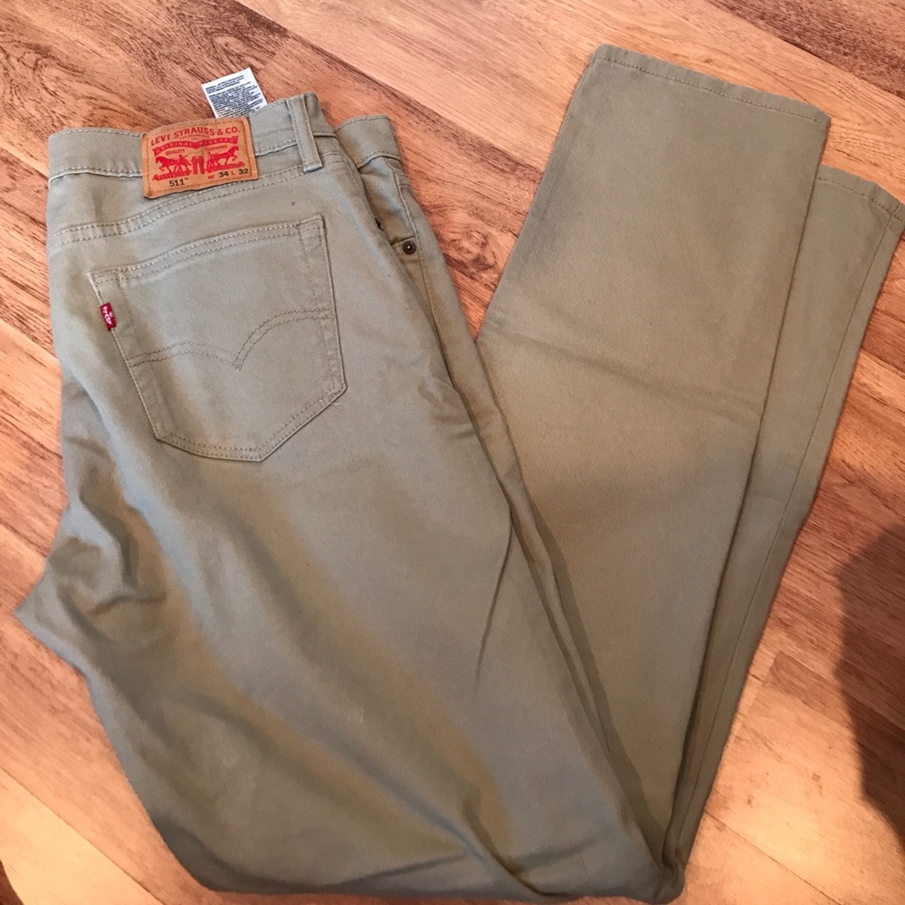 Levis 511 khaki jeans