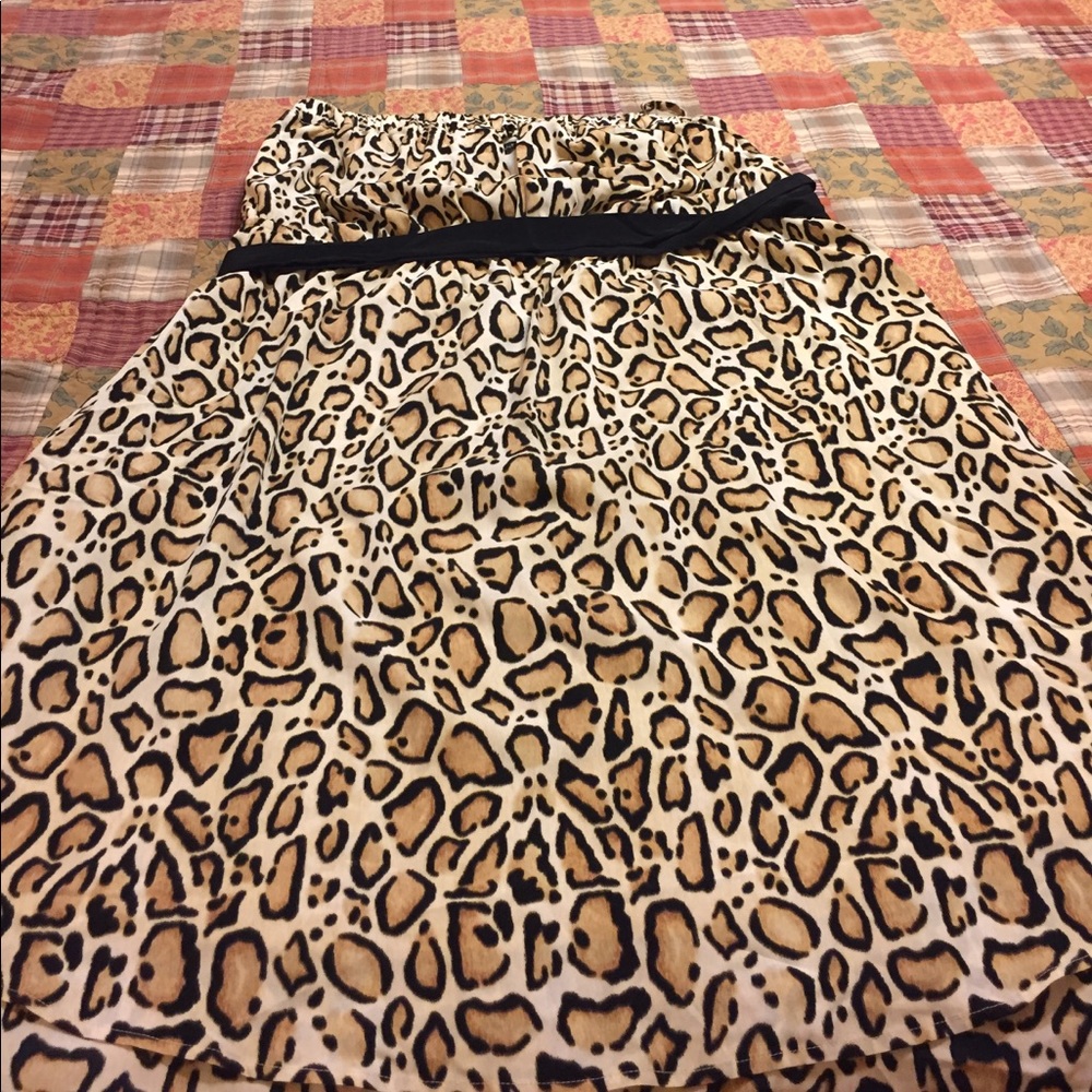 Strapless dress