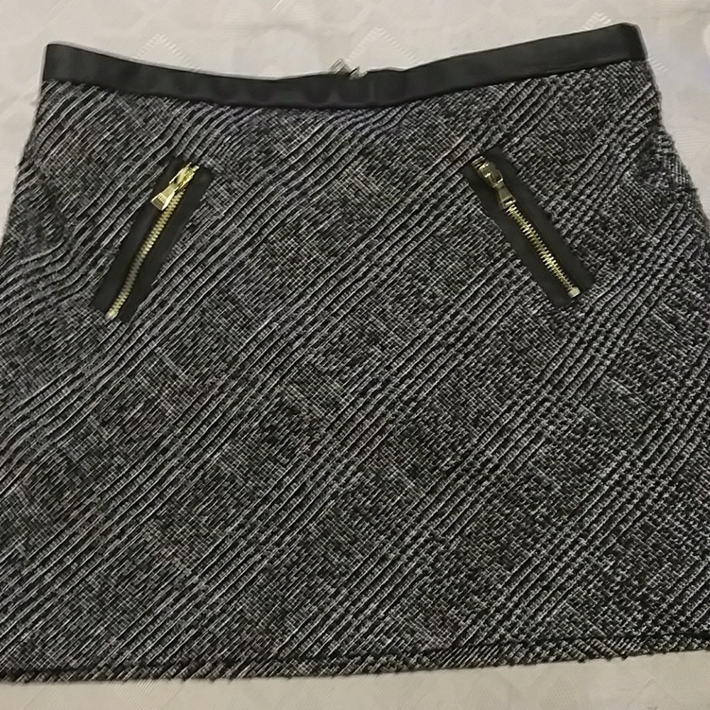 Black and white skirt