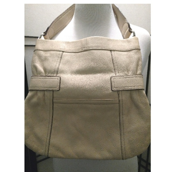 {Tignanello} Cream Colored Purse - Picture 2 of 4