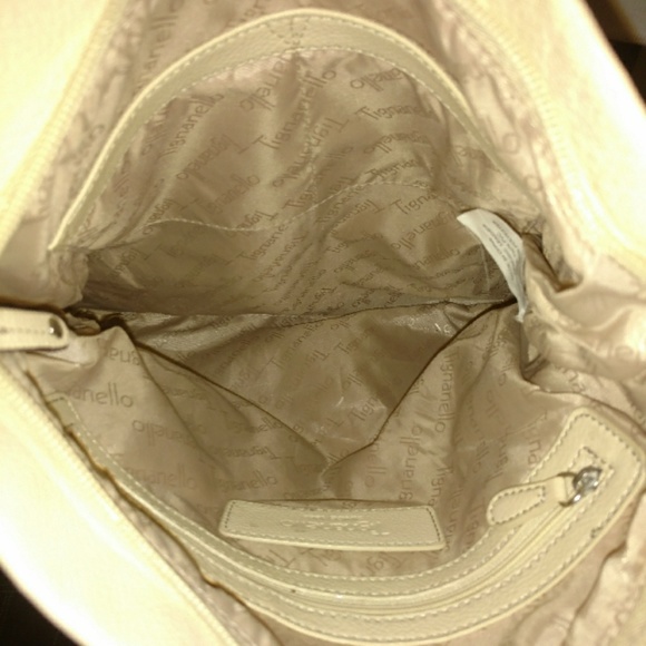 {Tignanello} Cream Colored Purse - Picture 3 of 4