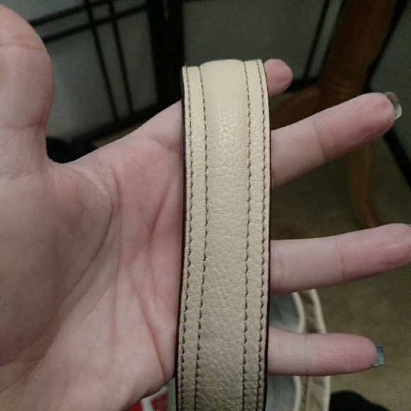 {Tignanello} Cream Colored Purse - Picture 4 of 4