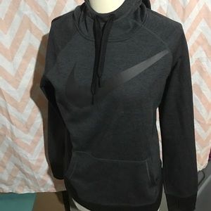 Grey Nike Hoodie Sweatshirt