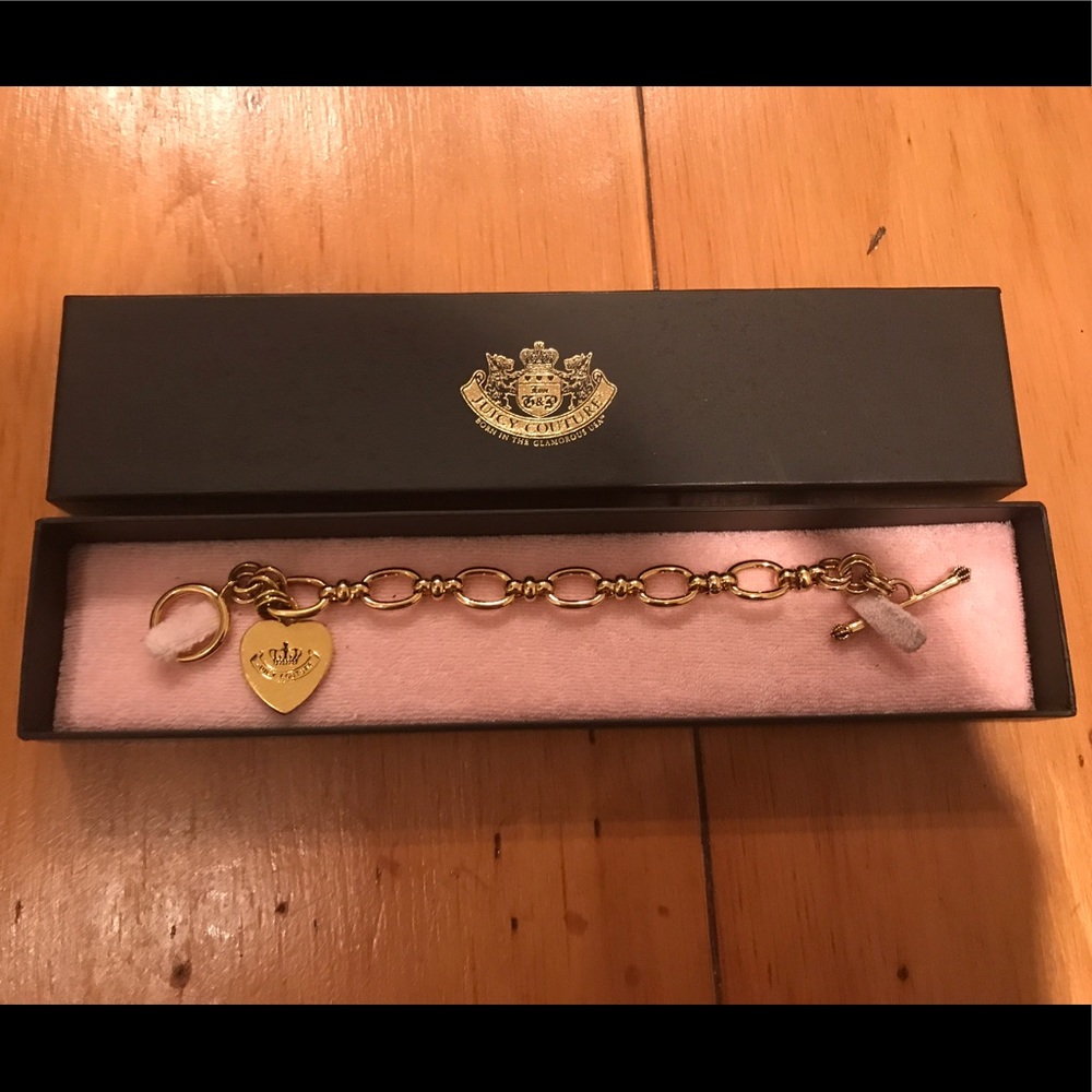 Juicy Couture Gold Charm Bracelet