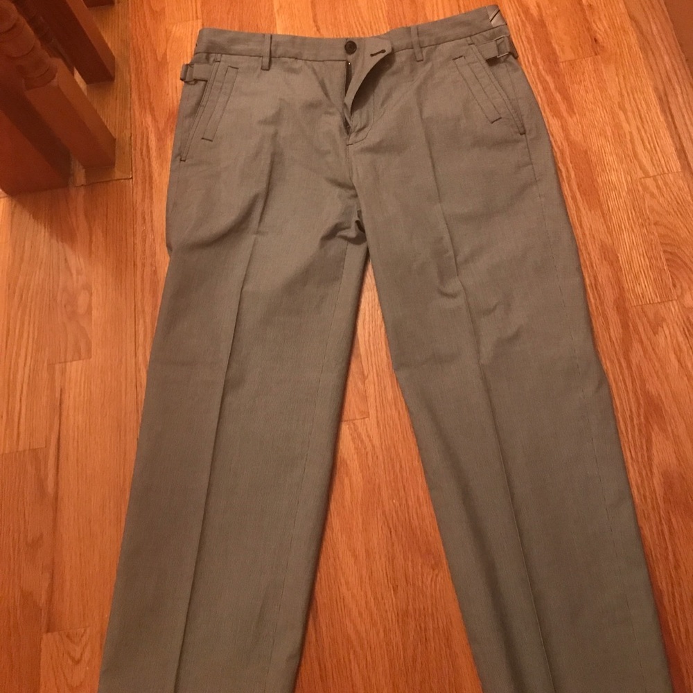 Armani Exchange men's gray dress pants