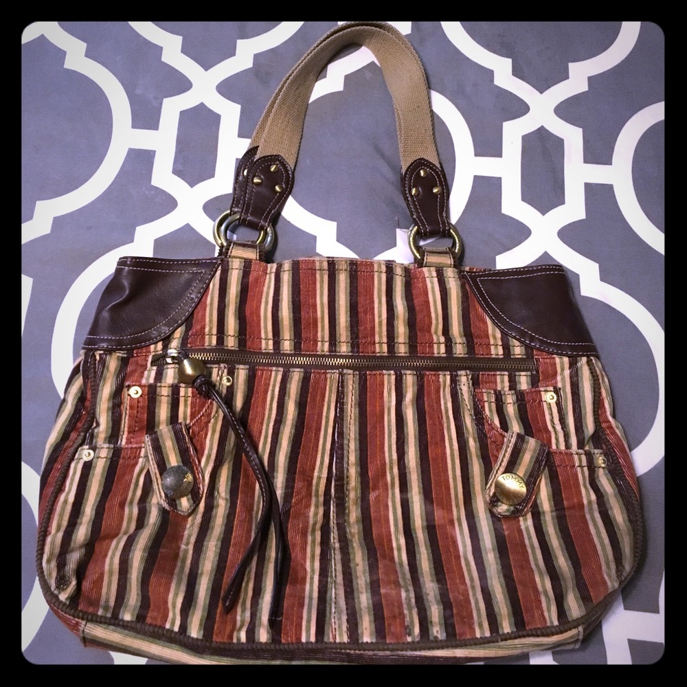 Tommy Hilfiger Corduroy Tote