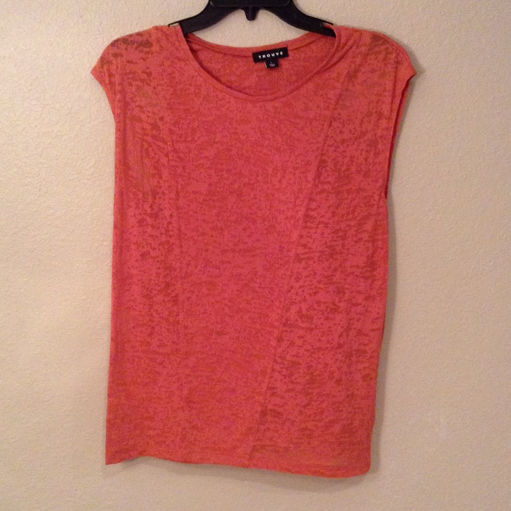 burnt orange cut out top