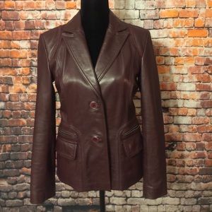 SOLD Kenneth Cole Leather Coat