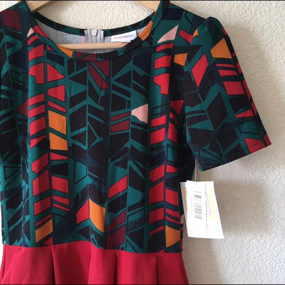 LuLaRoe Two-Tone Amelia Dress