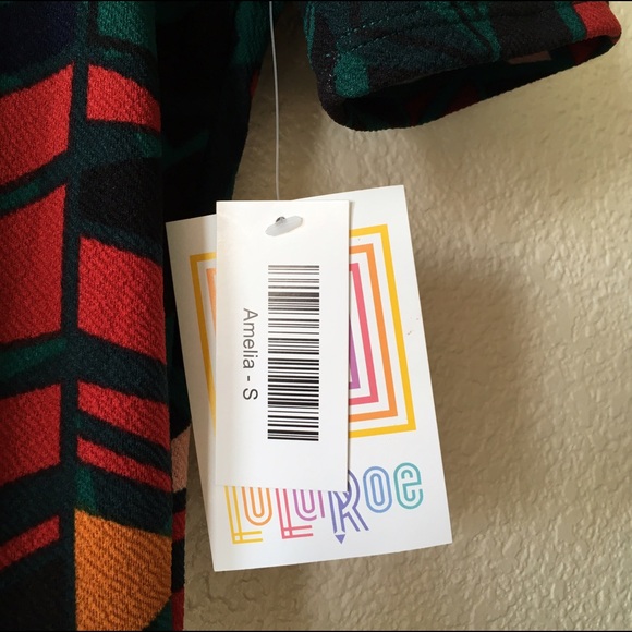 LuLaRoe Two-Tone Amelia Dress - Picture 3 of 6