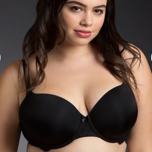 GUC Torrid Black Smooth Full Coverage Push-up  Bra