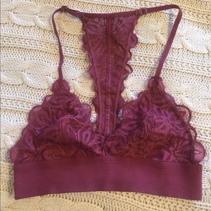 Victoria's Secret Maroon Bralette