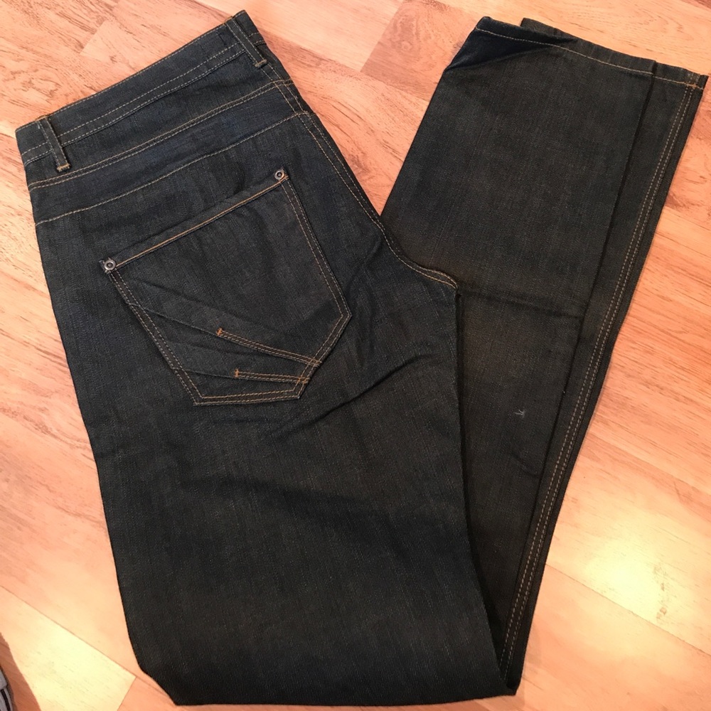 Knowledge dark raw skinny jeans