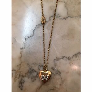 Juicy Couture Locket Necklace with Bow