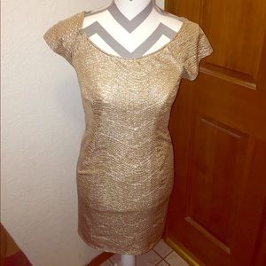 Gold shimmer GUESS dress