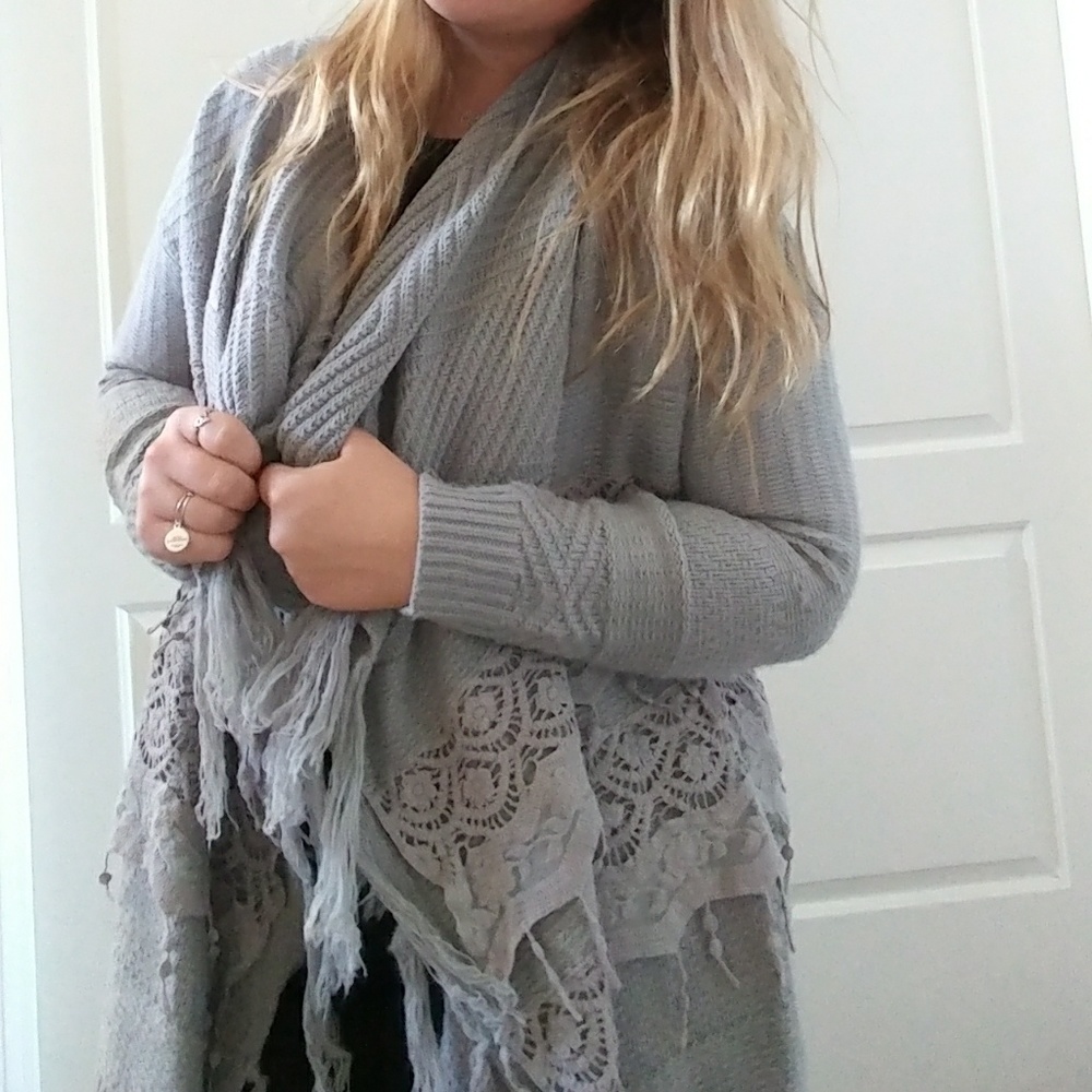 Gray Bohemian sweater