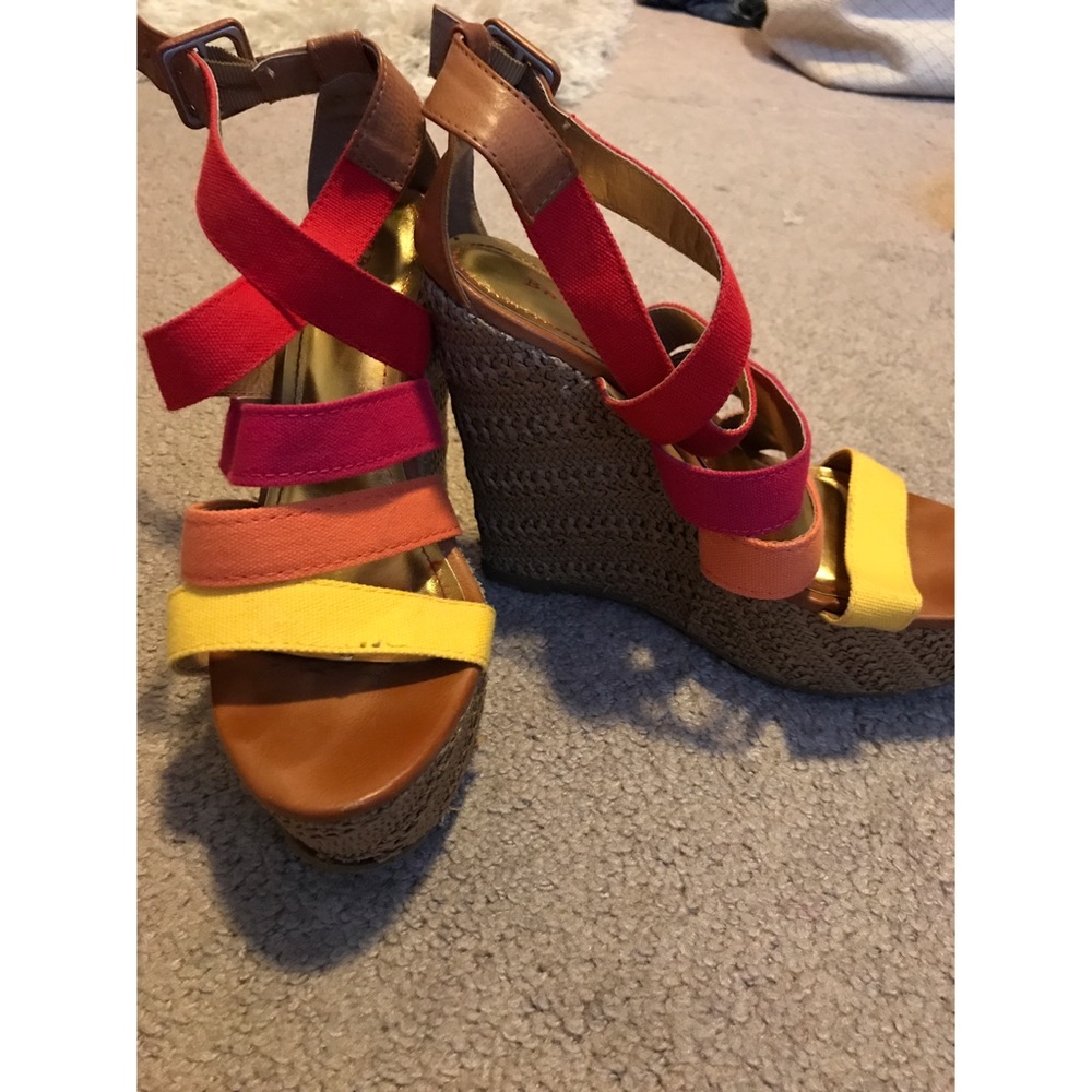 Bamboo Platform Wedges