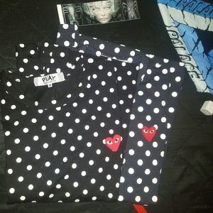 Comme Des Garcons Polka Dot Long Sleeve